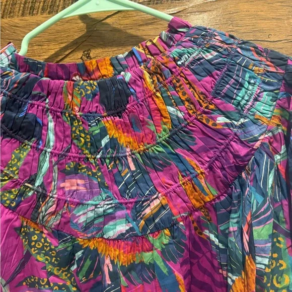 Farm Rio Rainbow Macaws Mini Dress - Picture 12 of 13